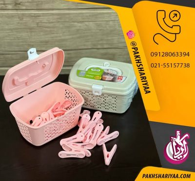 پخش عمده گیره لباس سبد دار لاولی