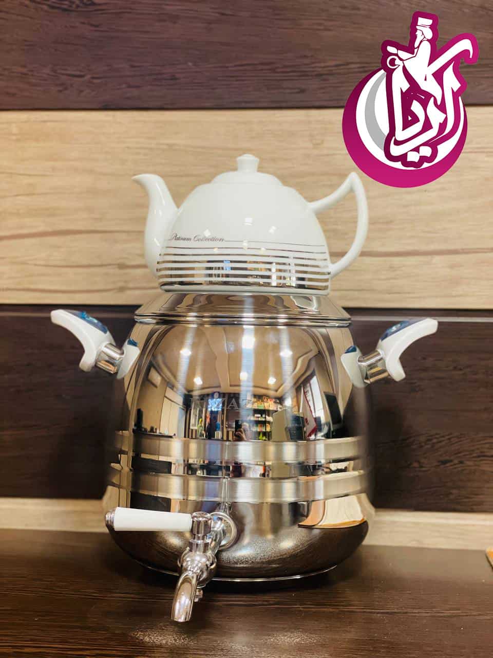 کتری و قوری براق کد ۴۰۴۰ با کیفیت عالی