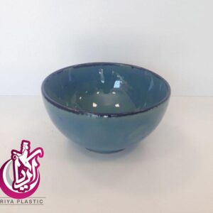 کاسه آبگوشتی سفالی آبی