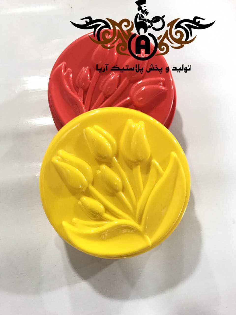 قالب ژله طرح گل در رنگ های متفاوت
