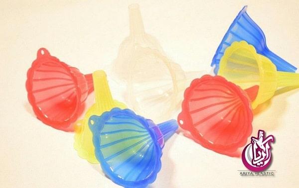 plastic-funnel-pakhsh-plastic-ariya فروش عمده قیف پلاستیکی