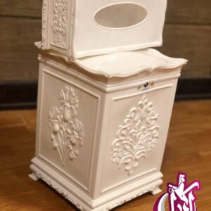 فروش عمده سطل و جا دستمال آنتیک تاپ پلاست