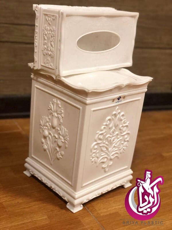 sale-bucket-and-hold-napkins-antique-top-plast فروش عمده سطل و جا دستمال آنتیک تاپ پلاست