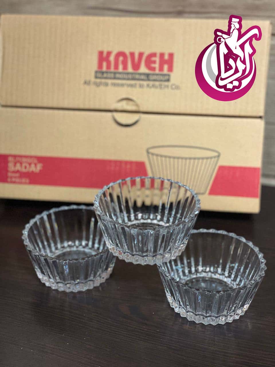 پیاله بلوری صدف کادویی با کیفیت عالی