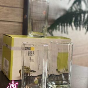 لیوان بلوری هانا در طراحی ساده و زیبا