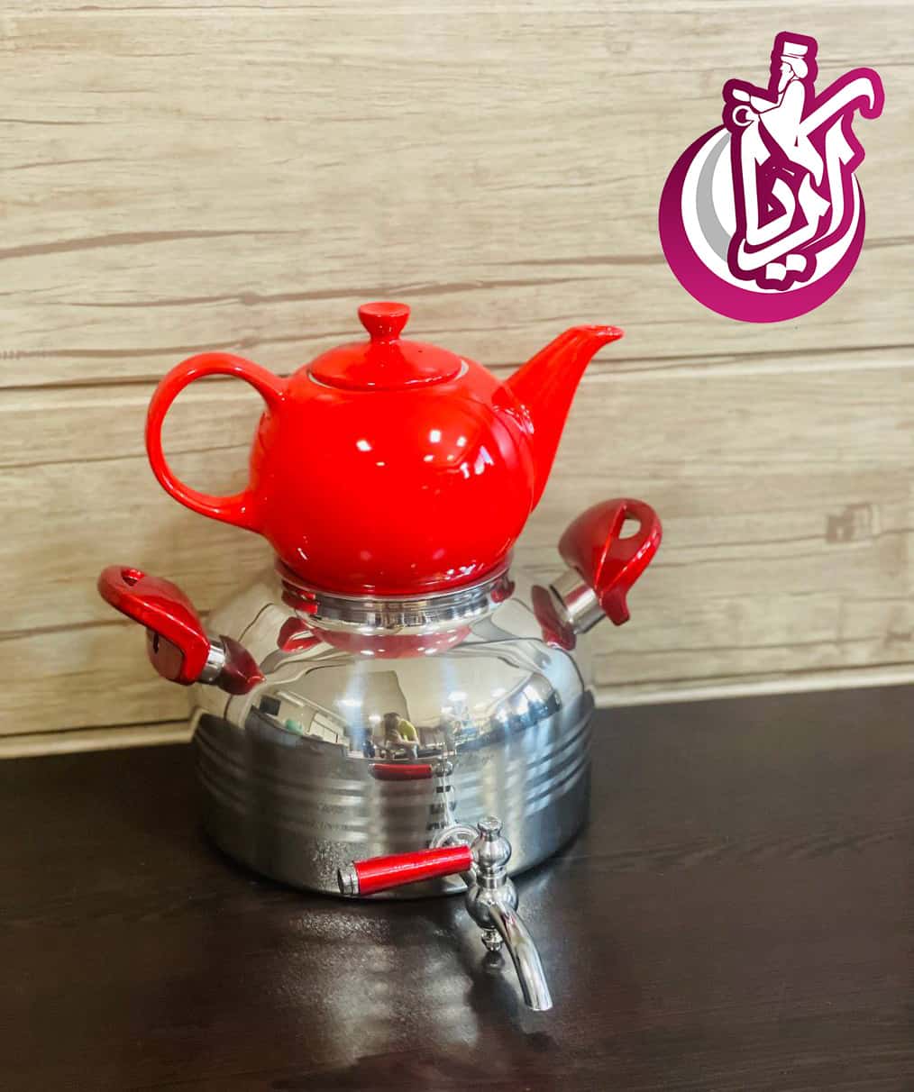 sale-kettle-and-teapot-metal-code-1460-pic-2 کتری و قوری متال کد 1460 با کیفیت عالی