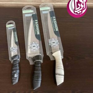 کارد آشپزخانه طرح ماربل - مجموعه پخش پلاستیک آریا