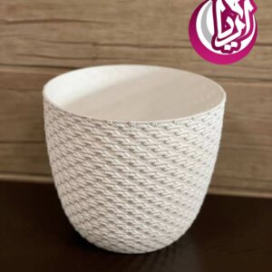 فروش گلدان پلی نیک طرح بافت - پخش آریا