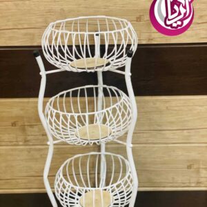 جا پیازی روکش دار یاس با سه طبقه مجزا