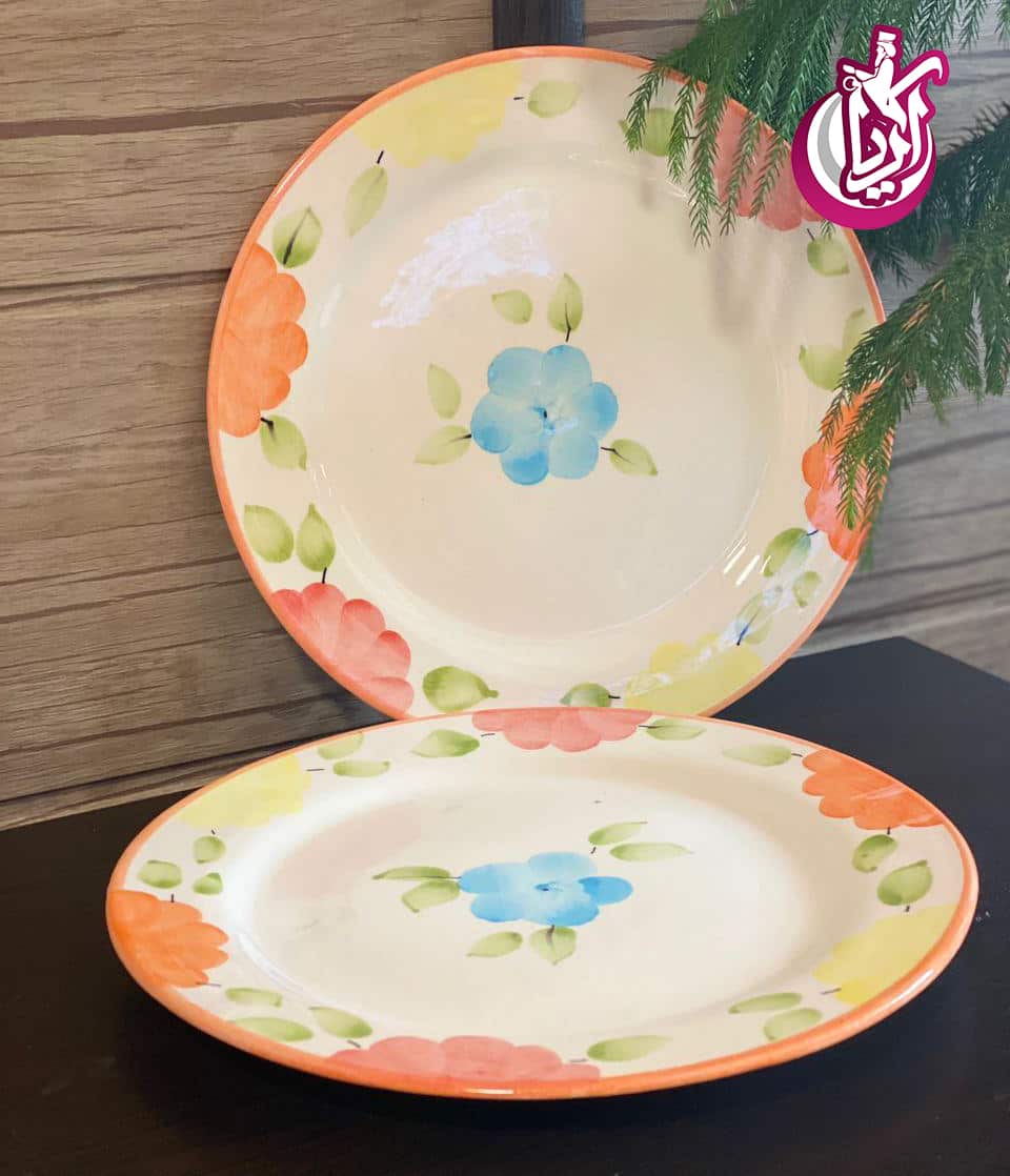sale-pilaf-eating-pottery-flower-pic-2 پلو خوری سفالی گلدار - فروش عمده