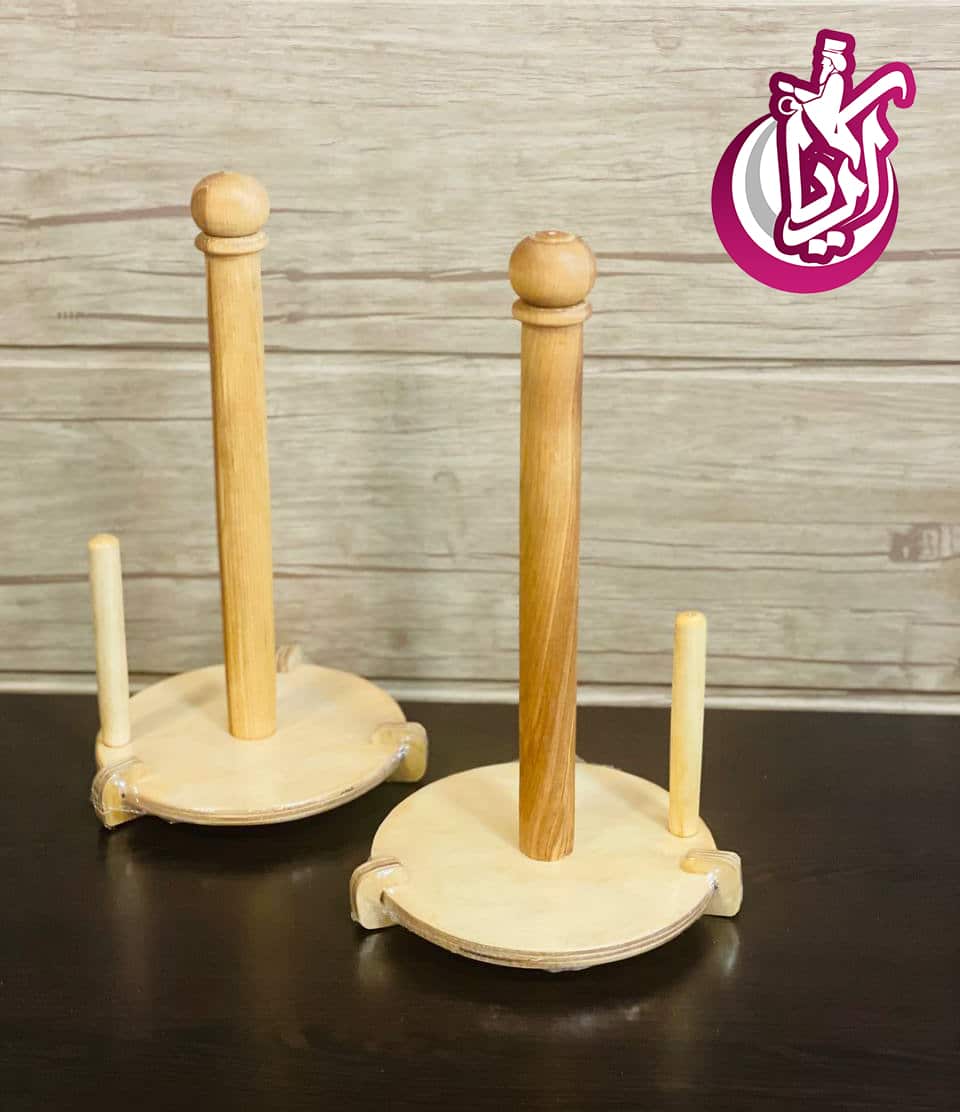 جا دستمالی رولی چوبی - پخش عمده