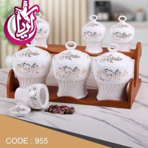 فروش سرویس پاسماوری دو طبقه پایه چوبی