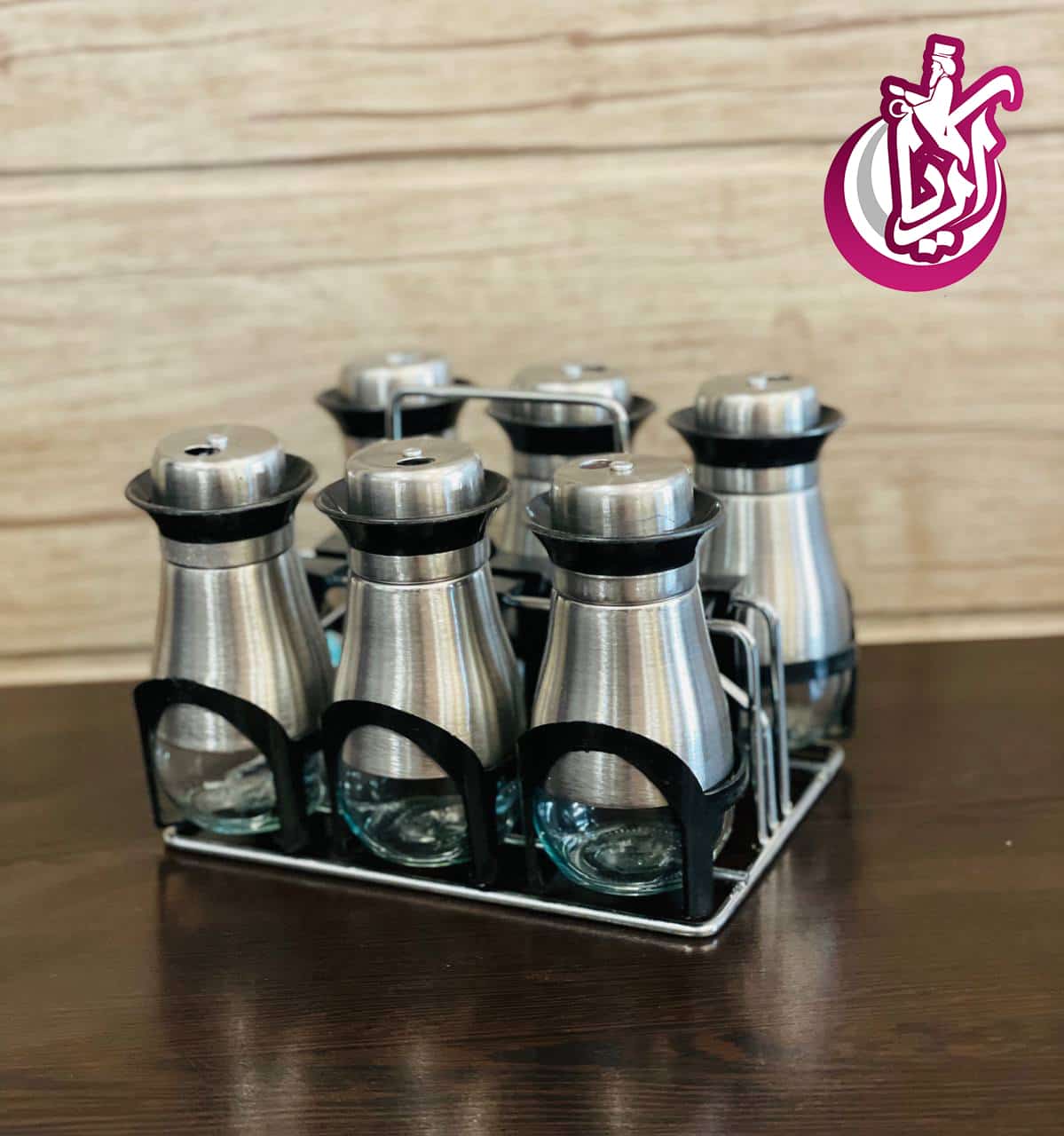 سرویس ادویه شش پارچه بیوتی استیل - پخش عمده