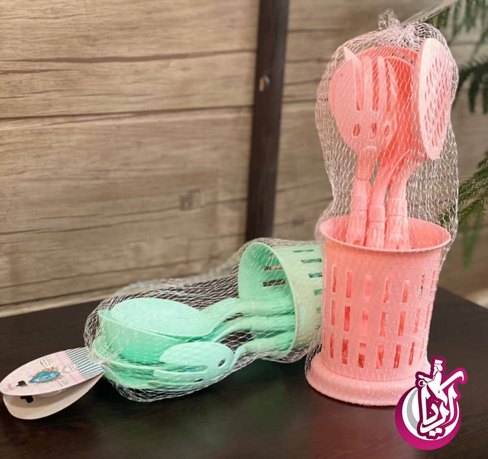 sale-set-ladle-and-spatula-style-pic-2 ست ملاقه و کفگیر استایل در رنگ های زیبا