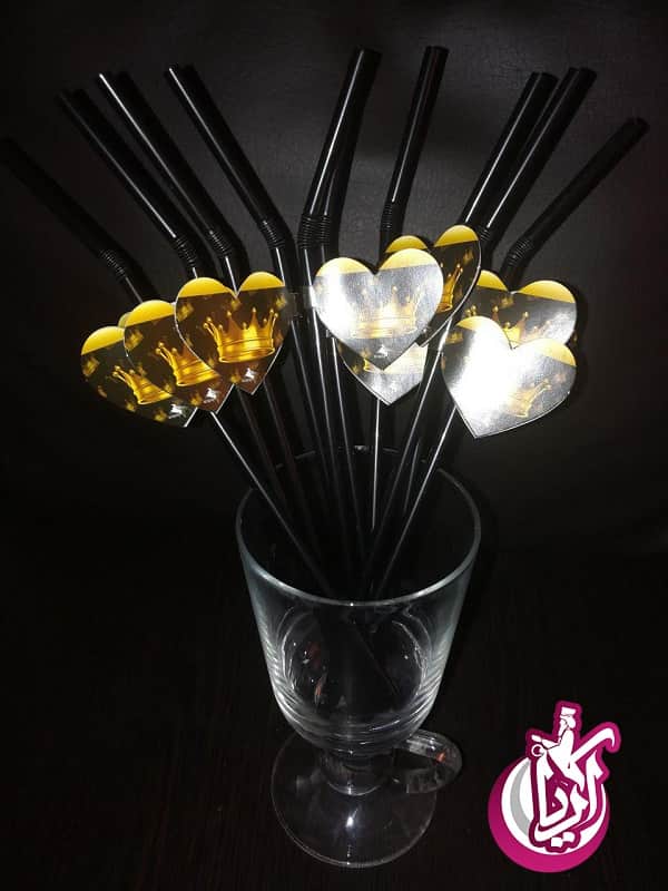 sale-straw-folding-birthday-1 فروش نی تاشو تولد مشکی