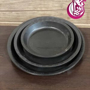 زیر گلدانی مشکی در سه سایز