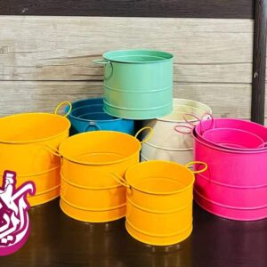 فروش عمده گلدان فلزی گوشواره دار