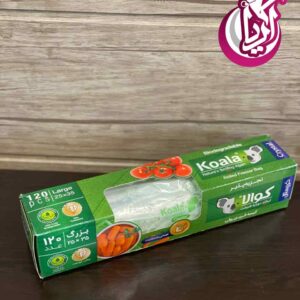 کیسه فریزر آسان مصرف نوشتاری کوالا - مجموعه پخش پلاستیک آریا