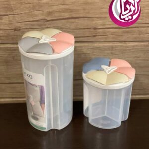 جا حبوباتی سه قلو کاجین مدل لکسا - پخش پلاستیک آریا