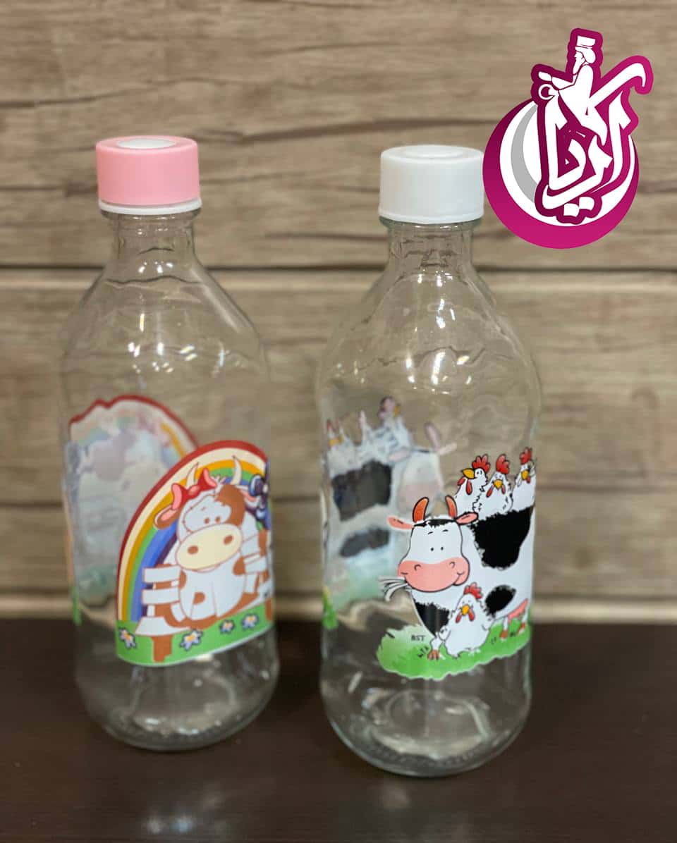 بطری شیر BST در دو طرح مختلف