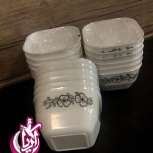 فروش کاسه چهار گوش آرکوپال طرح دار