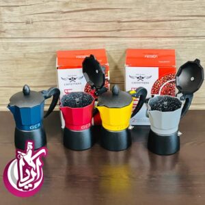 پخش قهوه جوش دو کاپ طرح ایتالیا