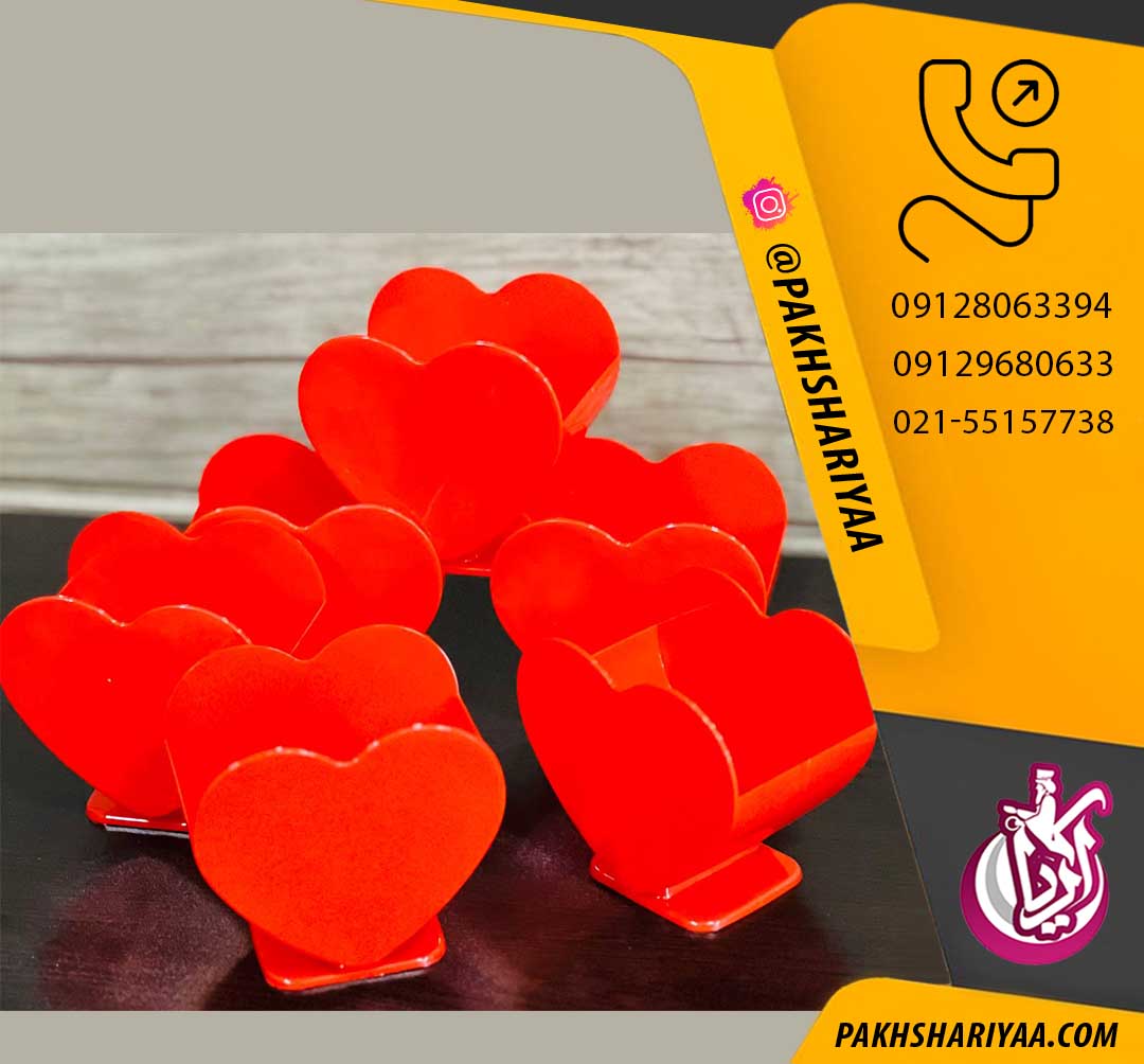 پخش ظرف دسرخوری قلبی یکبار مصرف