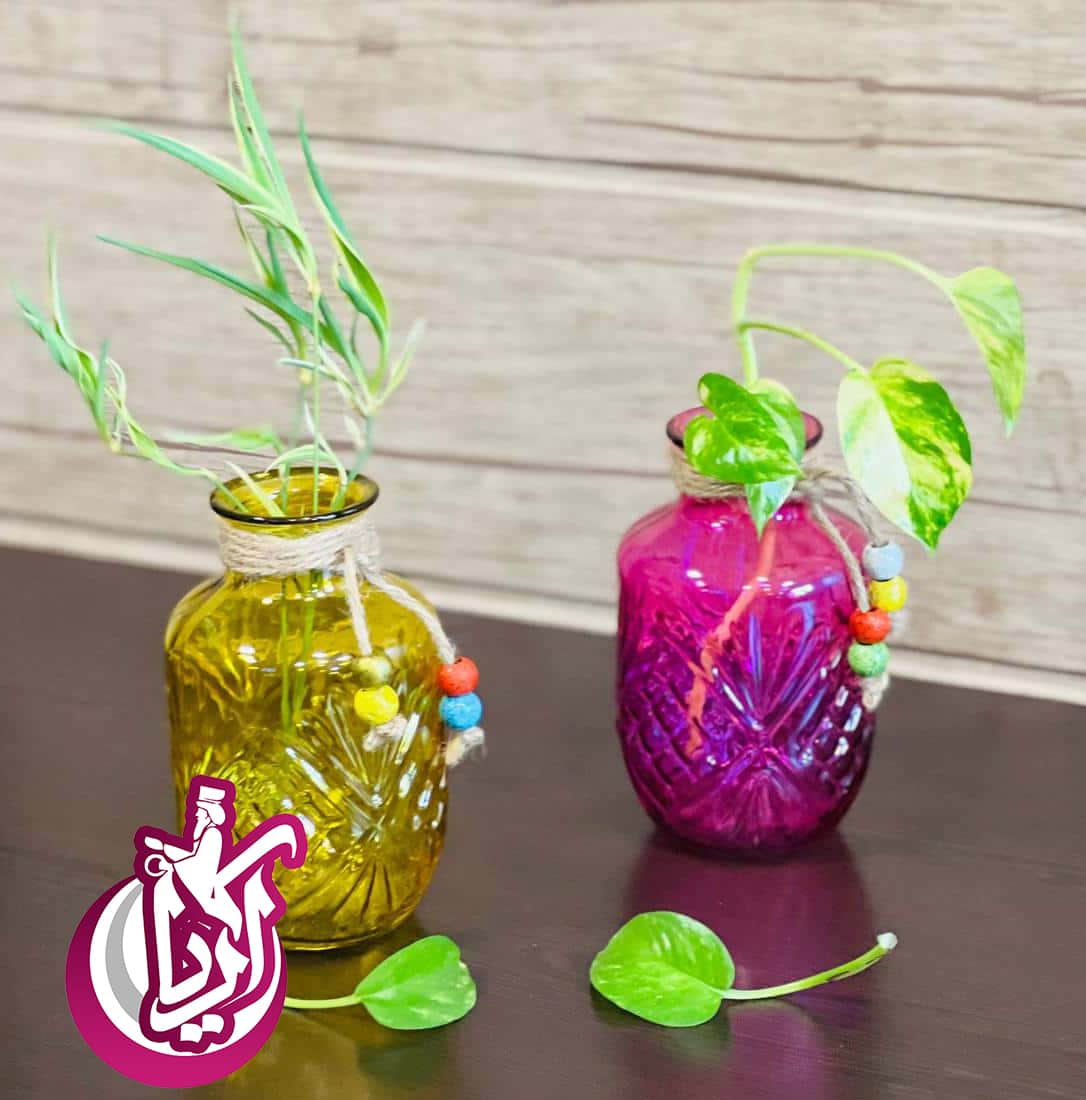 پخش گلدان شیشه ای طرح ترک