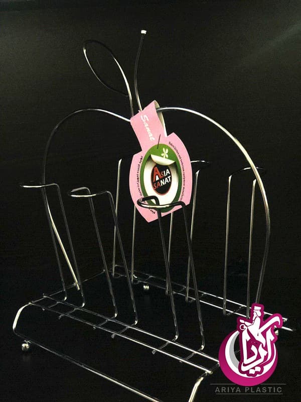sell-glasses-desktop-steel فروش عمده جا لیوانی رومیزی استیل