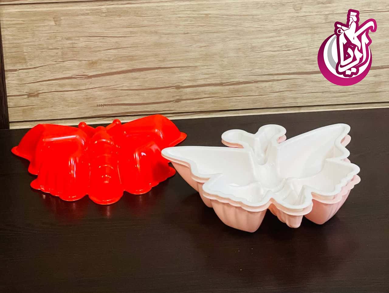 قالب ژله نگین مدل پروانه در رنگبندی متنوع