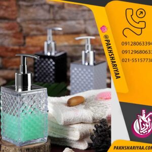 فروش عمده جا مایع درب کروم رنگی آرکاد