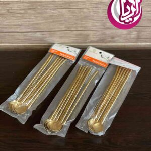 نی شربت قاشق دار - مجموعه پخش پلاستیک آریا