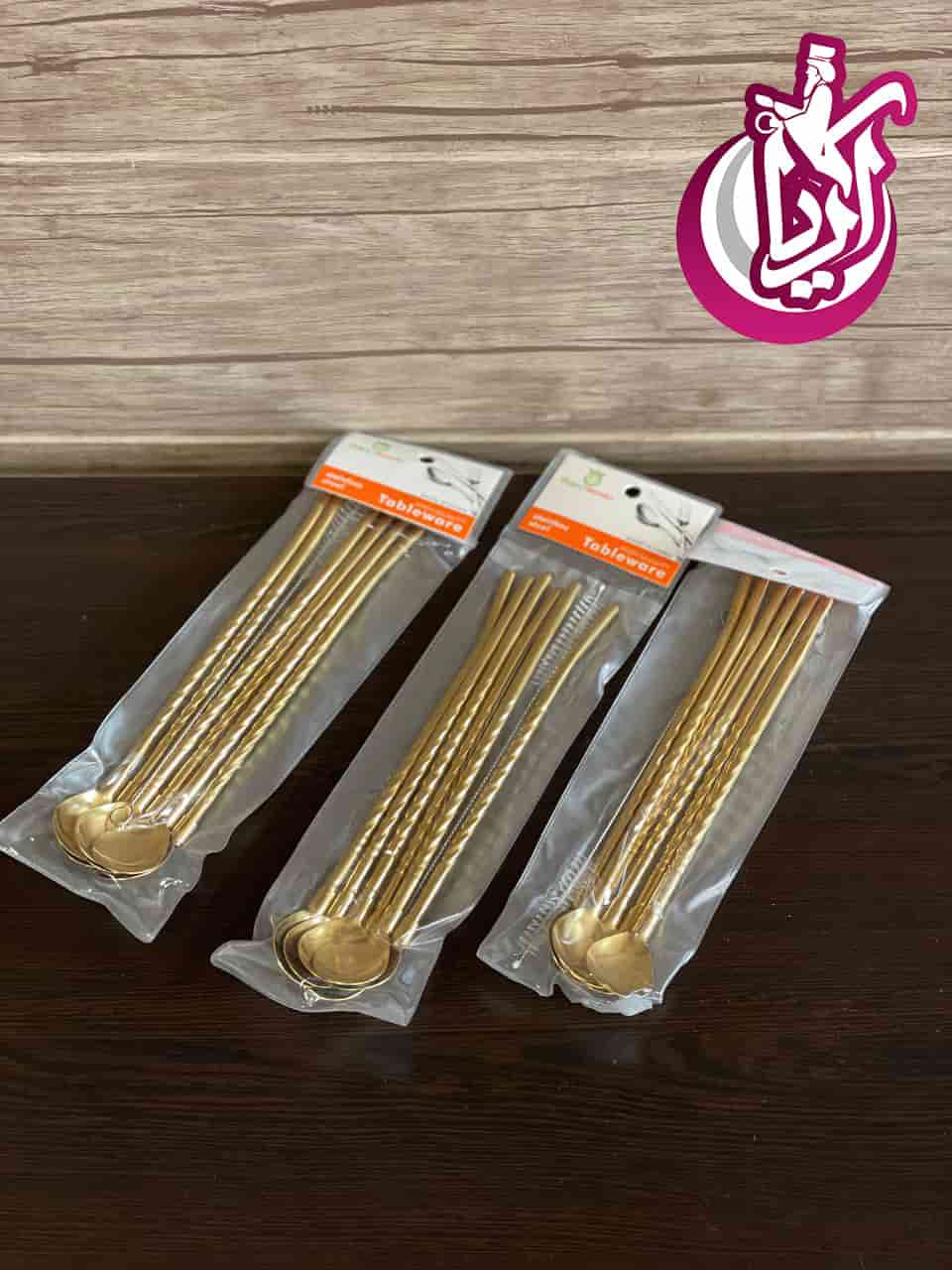 نی شربت قاشق دار - مجموعه پخش پلاستیک آریا