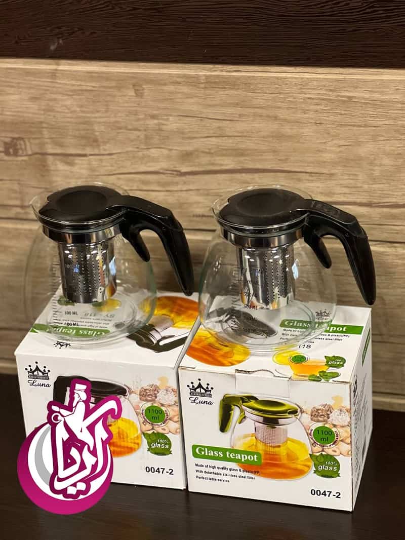فروش عمده قوری پیرکس لونا