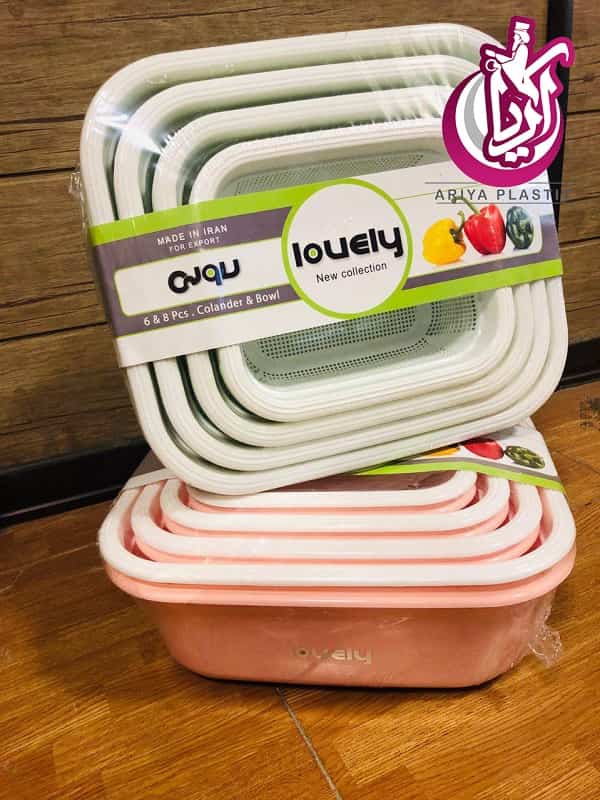 فروش عمده آبکش و لگن لاولی