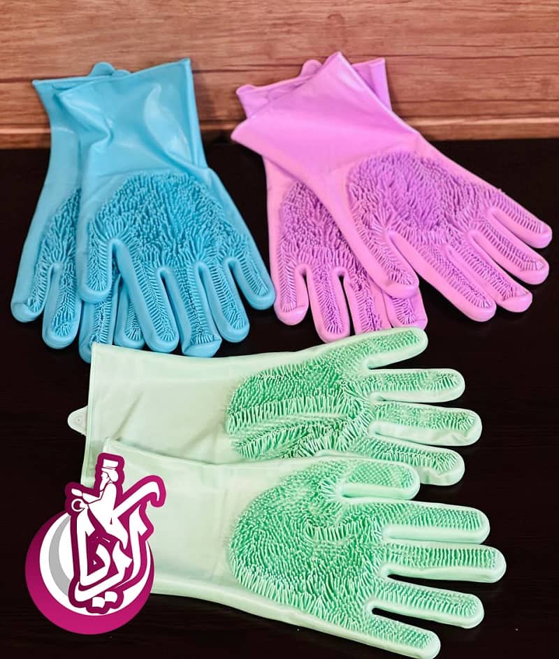 پخش دستکش ظرفشویی اسکاچ دار