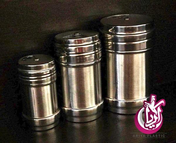 selling-spice-stainless-three-numbers فروش عمده جا ادویه استیل سه عددی