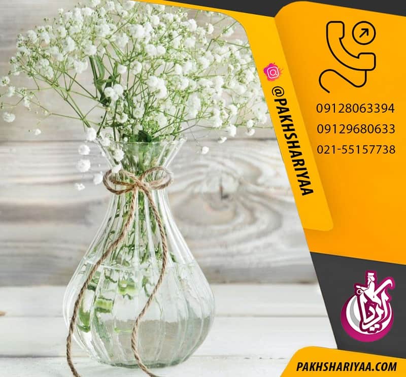 پخش انواع گلدان شیشه‌ ای الشن