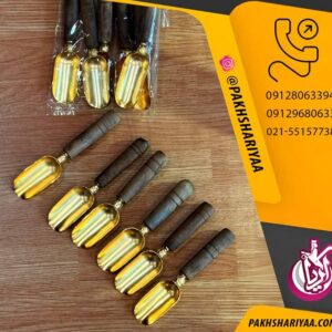 فروش قاشق آجیل خوری دسته چوبی