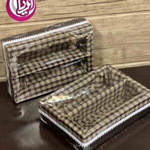 پخش جا قاشقی دو خانه چوبی