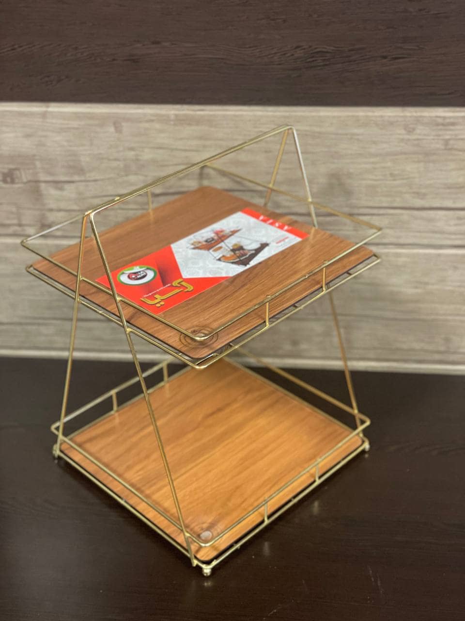 two-story-square-stand-asia-industry فروش استند دو طبقه مربع آسیا صنعت - پخش پلاستیک آریا