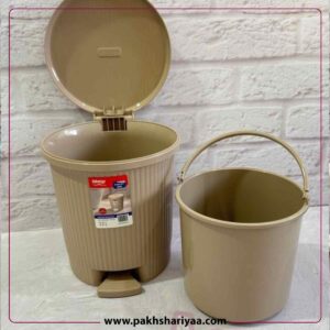 فروش ابتکار سطل پدالی دوجداره کوچک گرافیک-تصویر اول