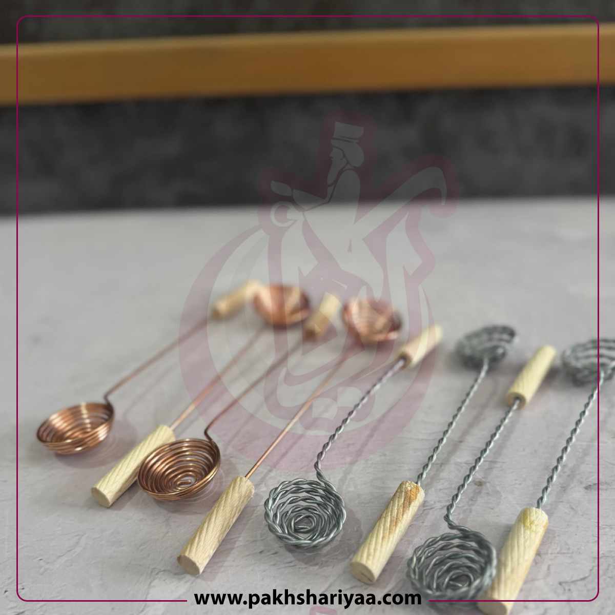 فروش اسپند دود کن دوبل فنری نقره ای و طلایی-تصویر اصلی