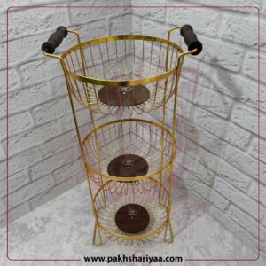 فروش جا پیازی ارکان 3 طبقه طلایی-تصویر اصلی