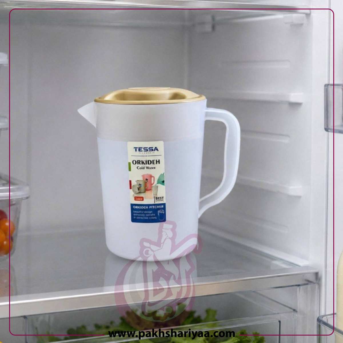فروش پارچ متوسط شفاف ارکیده تسا-تصویر اصلی
